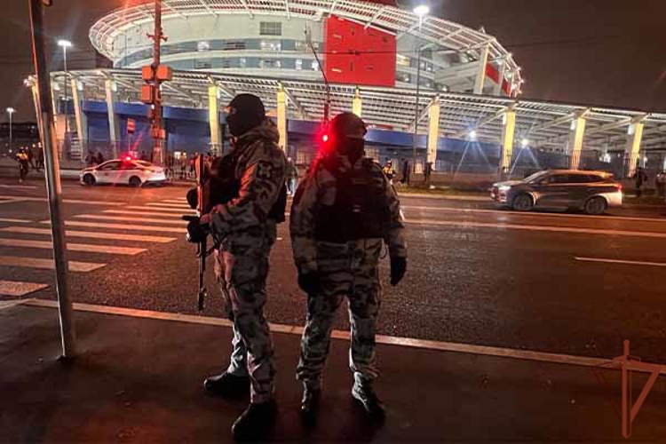 Росгвардия обеспечила безопасность матча КХЛ в Москве