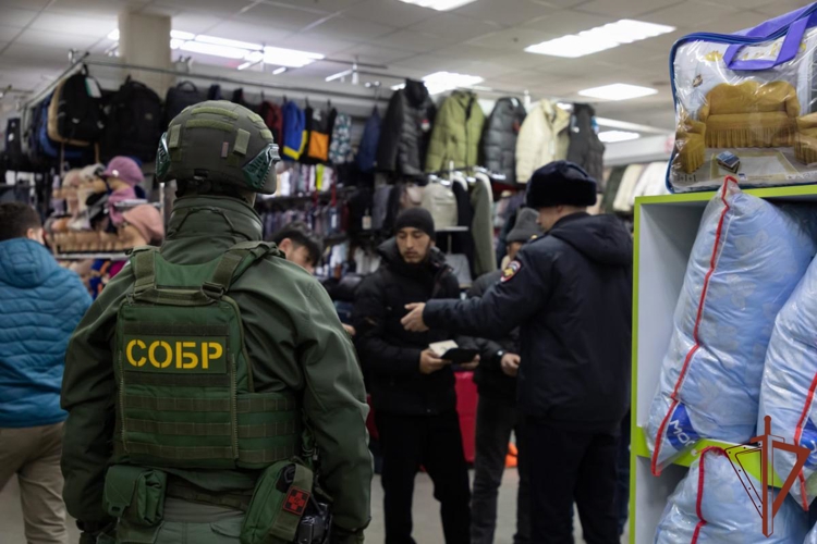 В Иркутской области при содействии спецназа Росгвардии прошел миграционный рейд