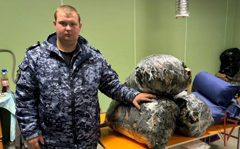 Подмосковные росгвардейцы передали гуманитарную помощь в зону проведения СВО