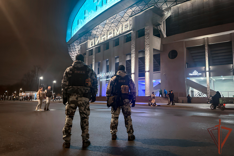 Безопасность матчей КХЛ и РПЛ обеспечила Росгвардия в Москве