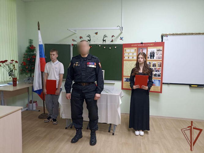 Во Владимирской области открыли «Парту героя» в честь офицера Росгвардии