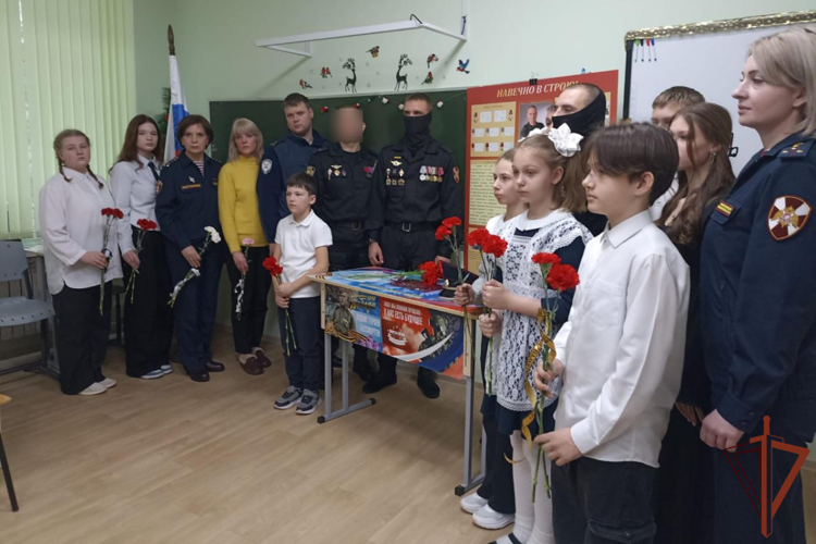 Во Владимирской области открыли «Парту героя» в честь офицера Росгвардии