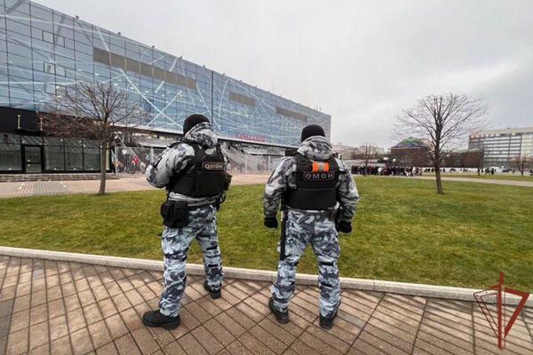 Безопасность матча КХЛ в Москве обеспечила Росгвардия