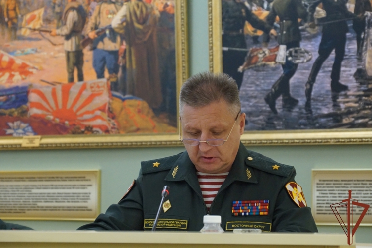 Военный совет Восточного округа Росгвардии состоялся в Хабаровске