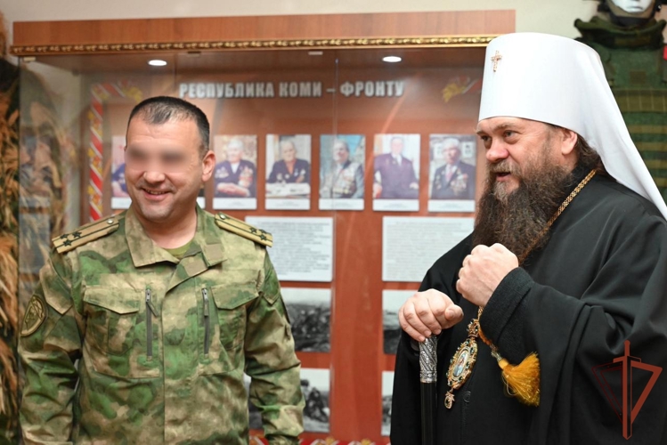 В Сыктывкаре прошла пастырская встреча митрополита Филиппа с военнослужащими центра подготовки личного состава Северо-Западного округа Росгвардии 