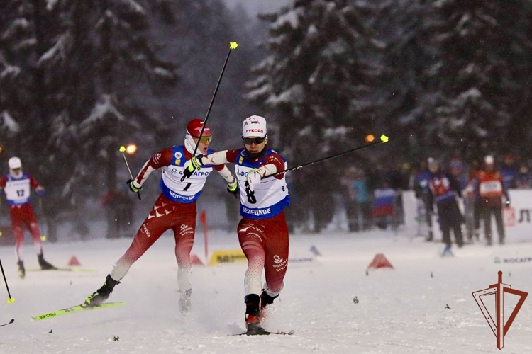 Спортсмен Сибирского округа Росгвардии выиграл спринтерскую гонку на этапе Кубка России