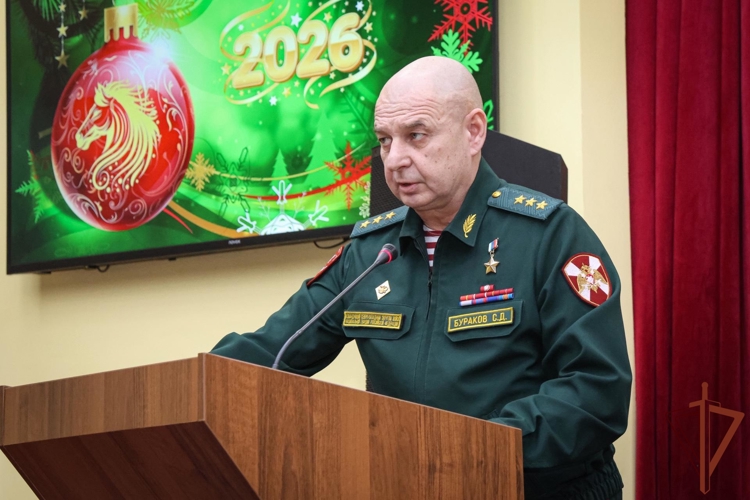 Командующий Северо-Западного округа Росгвардии поздравил личный состав с наступающим Новым годом