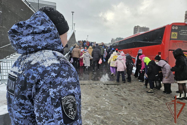 В Санкт-Петербурге Росгвардия обеспечивает безопасность на Губернаторской ёлке