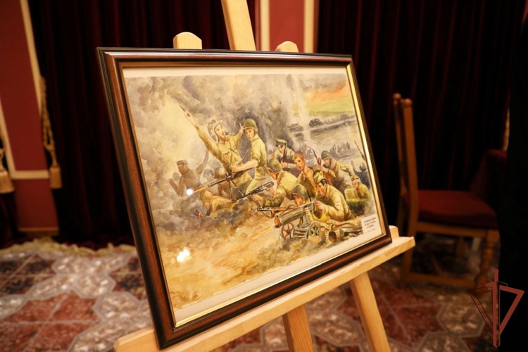 В галерее Александра Шилова открылась выставка рисунков кадет и детей росгвардейцев  