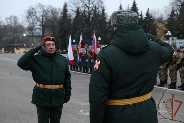 Новобранцы дивизии имени Ф.Э. Дзержинского Росгвардии приняли военную присягу (видео)