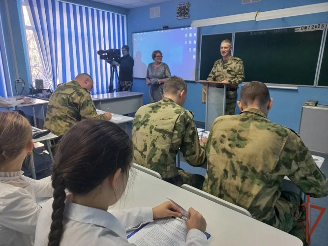Росгвардейцы приняли участие в патриотических мероприятиях в Сибири