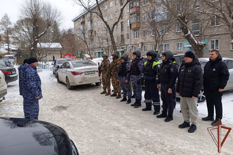 В Алтайском крае подразделения Росгвардии и полиции провели совместное учение