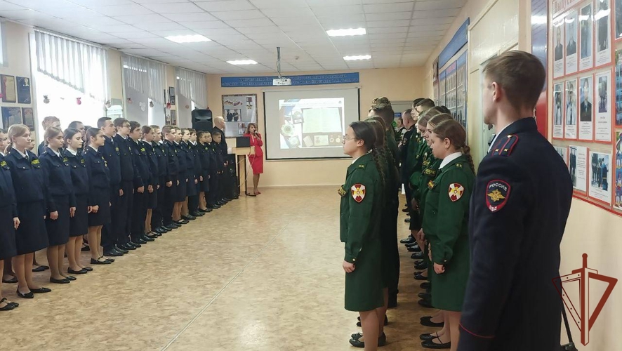 Росгвардейцы приняли участие в открытии «Парты Героя» памяти генерал-полковника Игоря Груднова