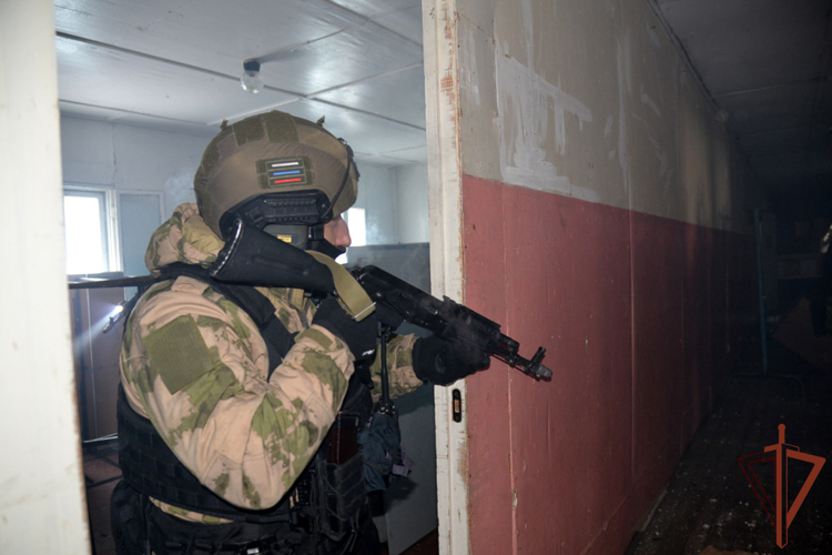 Росгвардия и МЧС России провели совместную тактико-специальную тренировку в Курганской области (видео)
