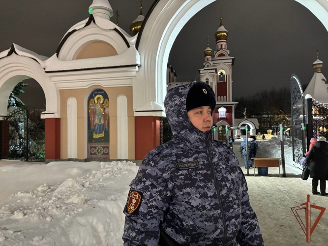 В Приволжье росгвардейцы обеспечили безопасность граждан в праздник Крещения Господня