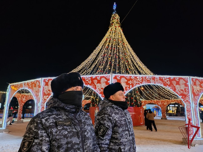 Росгвардия обеспечила правопорядок и общественную безопасность  в новогоднюю ночь