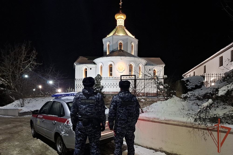 На юге России Росгвардия обеспечила безопасность мероприятий, посвящённых Крещению Господню