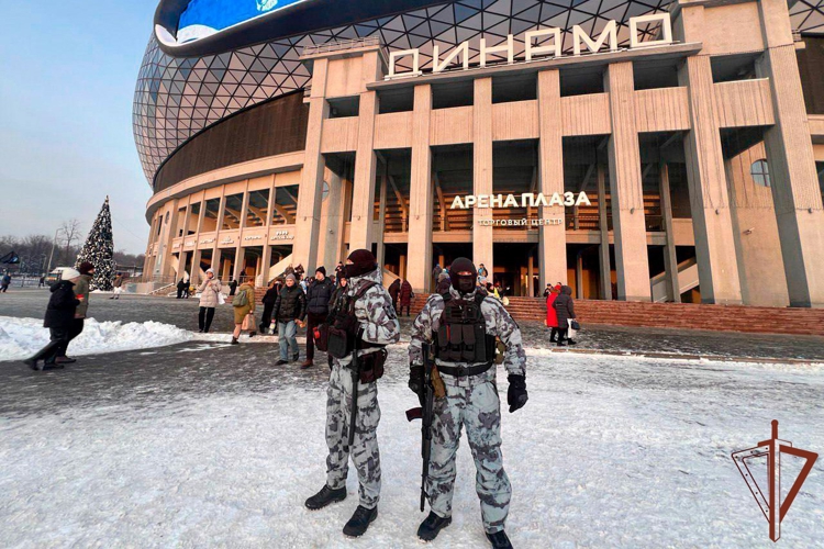 Московские росгвардейцы обеспечили безопасность проведения хоккейных матчей