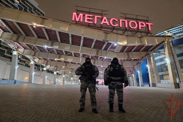 Правопорядок на баскетбольном матче в Москве обеспечила Росгвардия (видео)