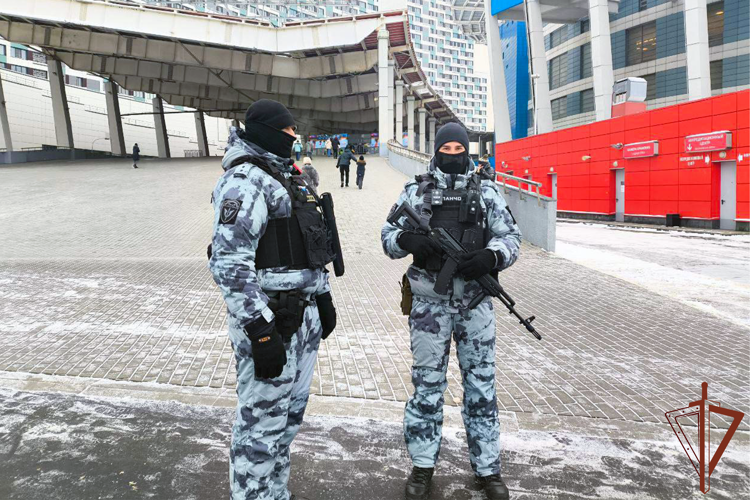 Росгвардия обеспечила безопасность матча по баскетболу в Москве