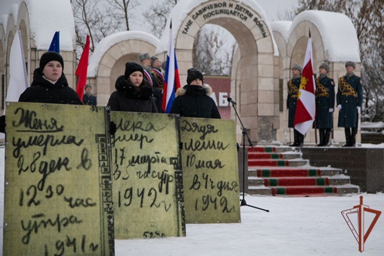 В Нижегородской области росгвардейцы почтили память ленинградской школьницы Тани Савичевой