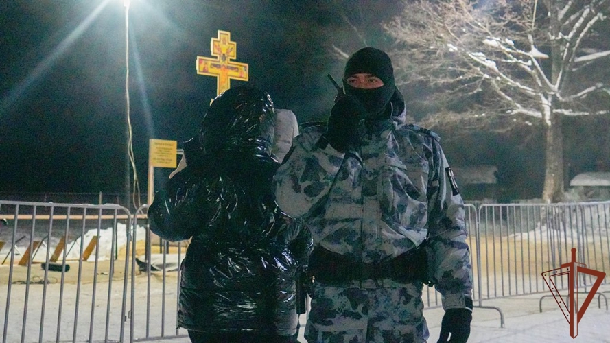 В Приволжье росгвардейцы обеспечили безопасность граждан в праздник Крещения Господня
