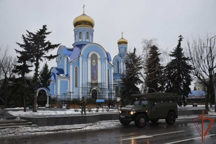 Росгвардейцы обеспечили безопасность Рождественских богослужений в районах проведения специальной военной операции