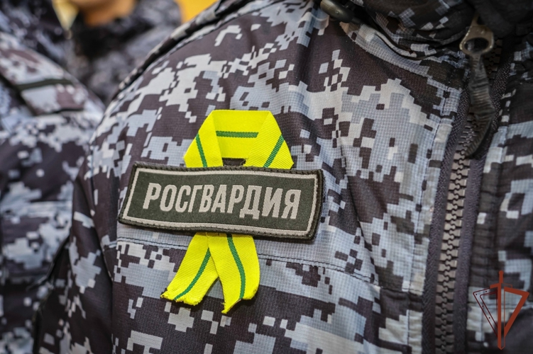 Росгвардейцы присоединились к акции «Лента Ленинградской Победы»