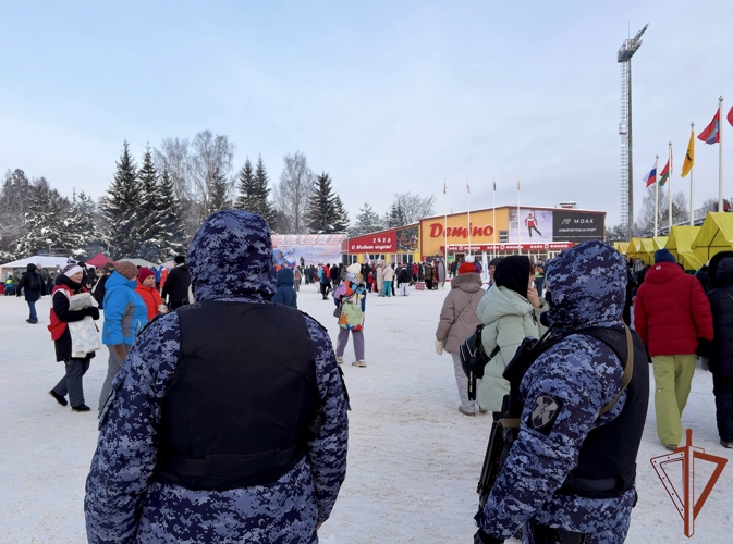 В Ярославской области росгвардейцы приняли участие в обеспечении безопасности Кубка России по биатлону