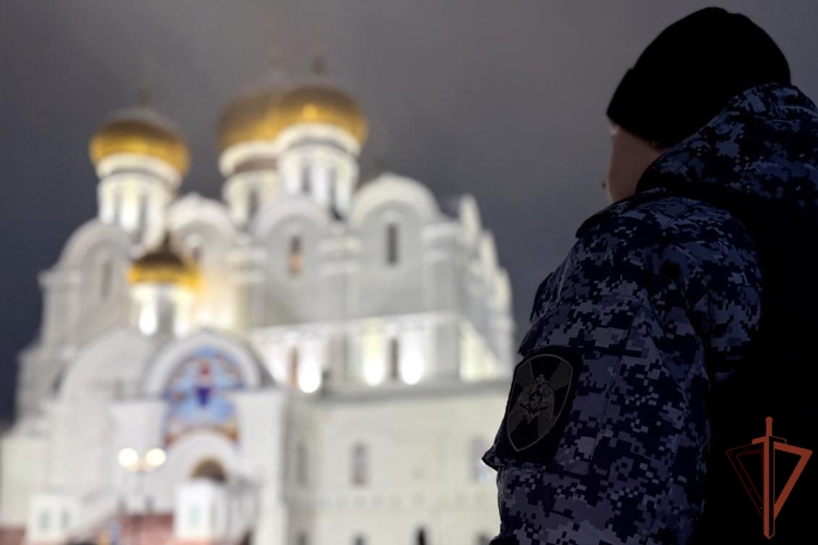В Центральной России росгвардейцы обеспечили безопасность в Рождественскую ночь 