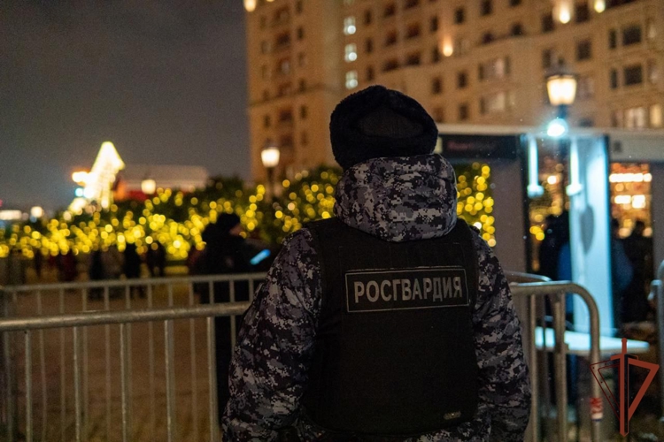 Около 10 тысяч росгвардейцев обеспечивали безопасность в регионах Центральной России в новогоднюю ночь 