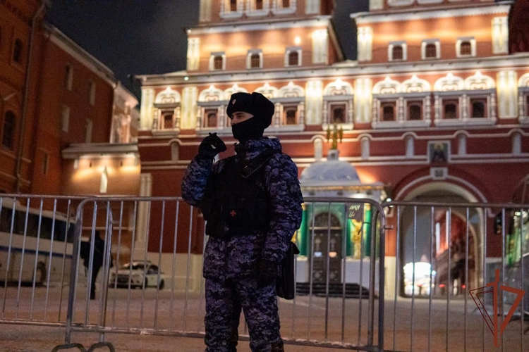 Около 10 тысяч росгвардейцев обеспечивали безопасность в регионах Центральной России в новогоднюю ночь 
