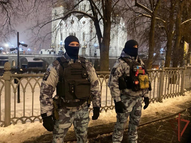 В Центральной России росгвардейцы обеспечили безопасность в Рождественскую ночь 