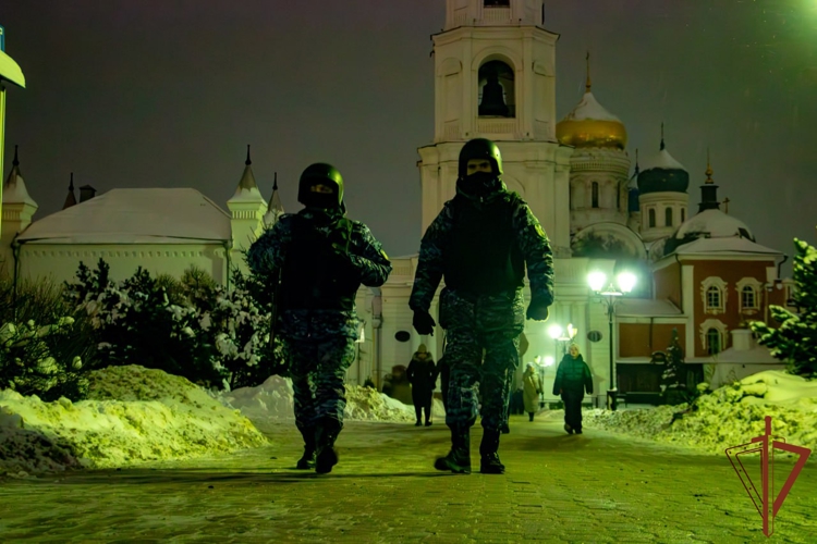 В Центральной России росгвардейцы обеспечили безопасность в Рождественскую ночь 
