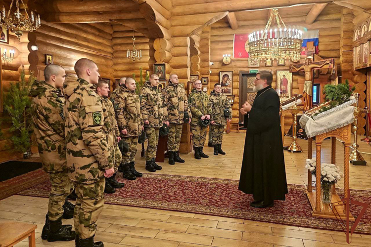В преддверии Крещения Господня с росгвардейцами Сибири проведён цикл духовно-просветительских бесед