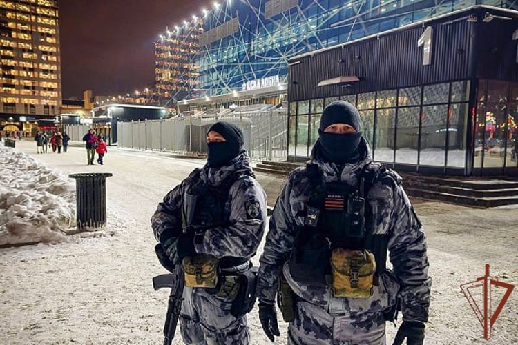 Безопасность матчей КХЛ в Москве обеспечила Росгвардия (видео)