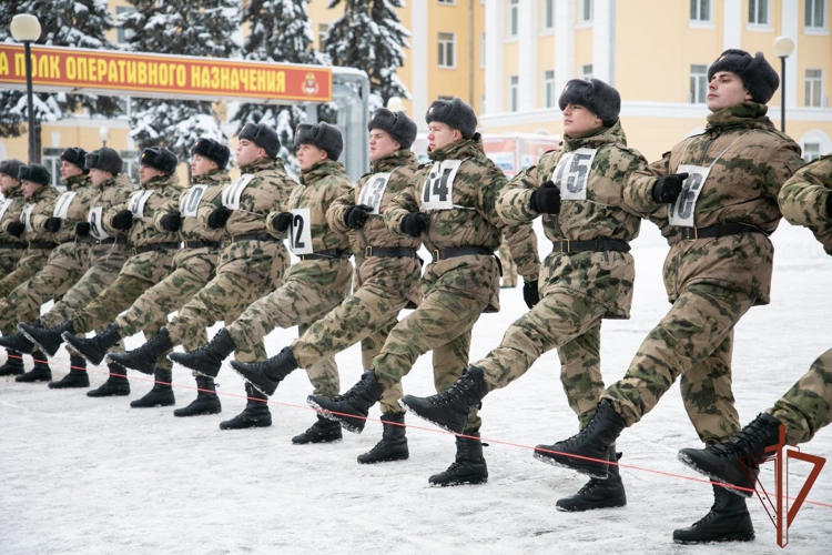 В Росгвардии началась подготовка парадного расчёта к параду Победы  