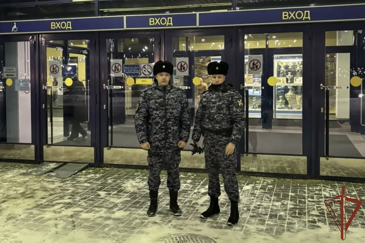 В Череповце сотрудники Росгвардии обеспечили безопасность хоккейного матча КХЛ