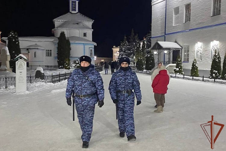 В Приволжье росгвардейцы обеспечили безопасность граждан в праздник Крещения Господня