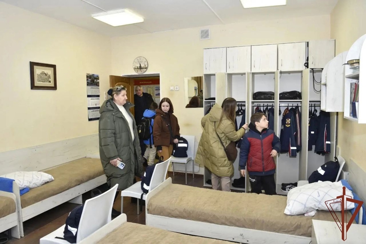 В кадетском училище Росгвардии состоялся день открытых дверей 
