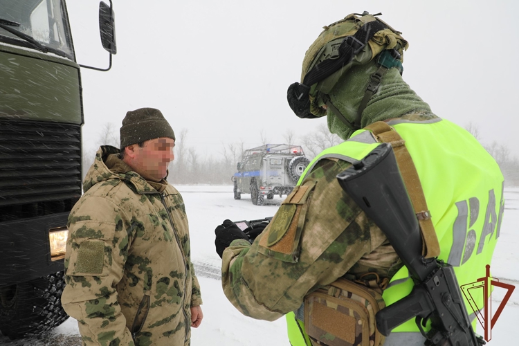 Подразделения ВАИ Росгвардии выполняют задачи в зоне СВО (видео)