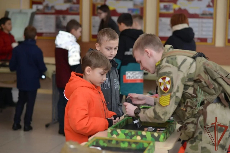 В кадетском училище Росгвардии состоялся день открытых дверей 