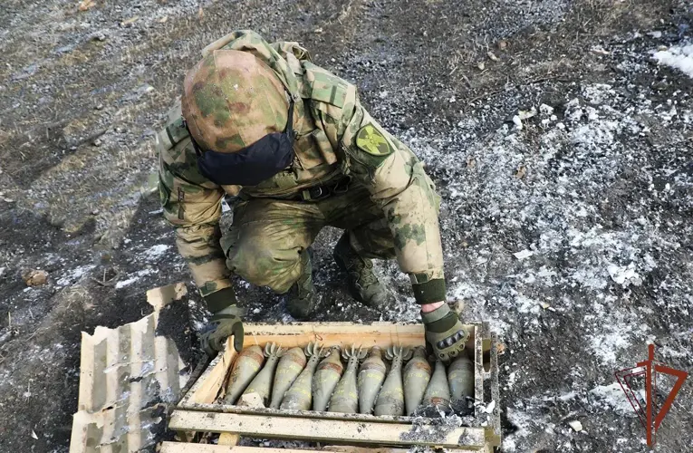 Росгвардейцы уничтожили боеприпасы, изъятые из схронов ВСУ (видео)