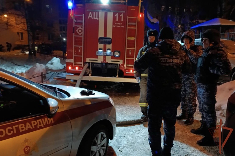 В Санкт-Петербурге сотрудники Росгвардии и полиции задержали злоумышленницу, совершившую поджог пункта сбора гумпомощи