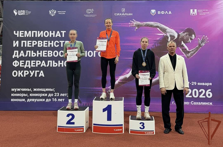 Сотрудник ОМОН Росгвардии из Бурятии стала призером чемпионата и первенства Дальневосточного федерального округа по легкой атлетике