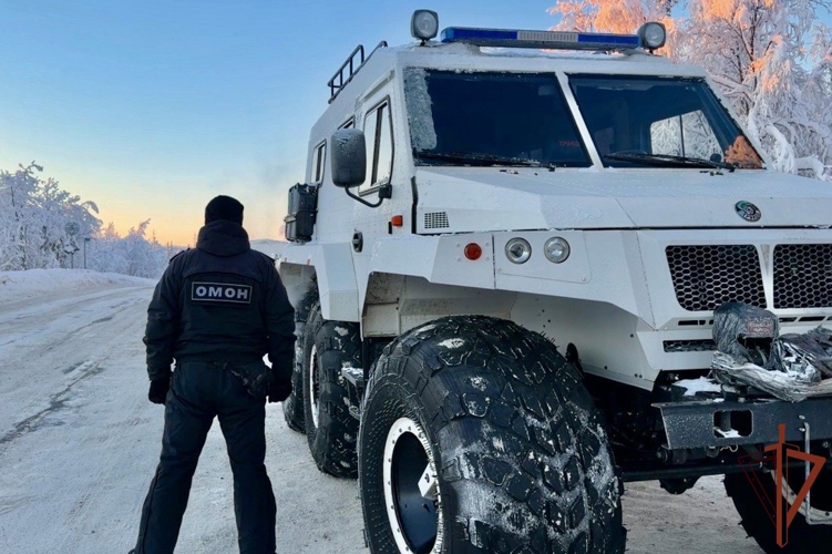 В Мурманской области росгвардейцы оказали помощь в устранении аварии на линии электроснабжения