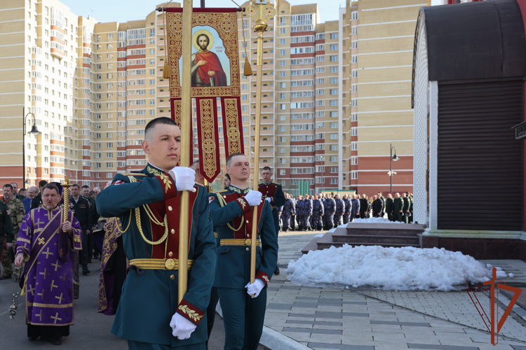 В главном храме Росгвардии состоялось богослужение, посвященное дню войск национальной гвардии