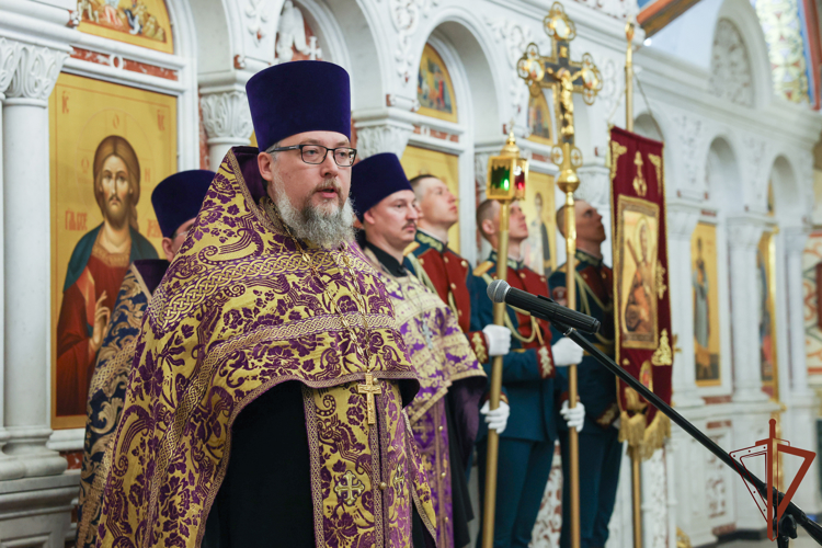 В главном храме Росгвардии состоялось богослужение, посвященное дню войск национальной гвардии