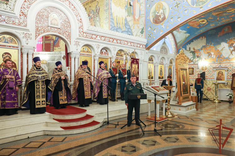 В главном храме Росгвардии состоялось богослужение, посвященное дню войск национальной гвардии