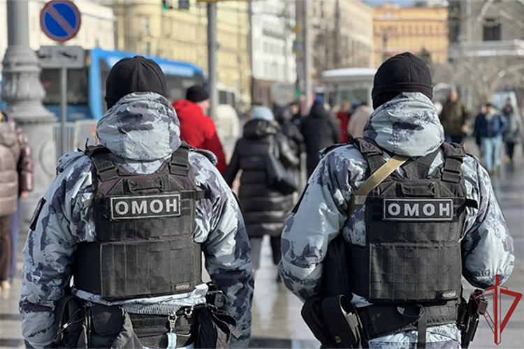 В Москве росгвардейцы обеспечили безопасность хоккейного матча (видео)